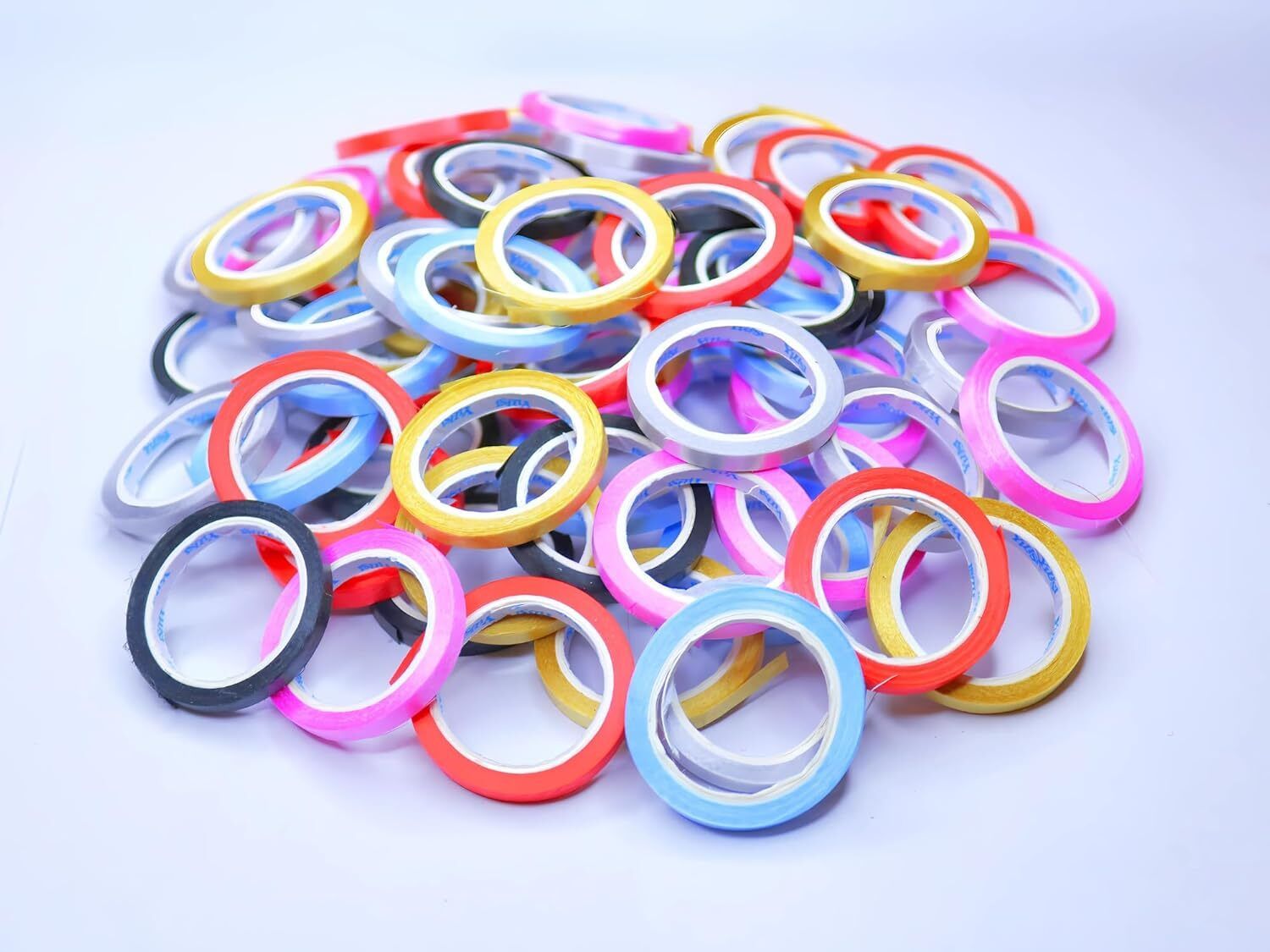 Multi Curling Ribbon String Roll for Birthday Party Decoration Multicolor PP (Polypropylene) Ribbon-image-34