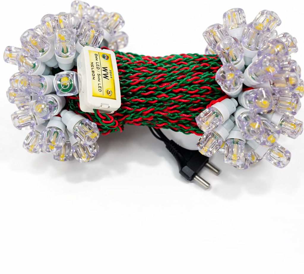100 LEDs 12.5 m Yellow Steady String Rice Lights-image-36