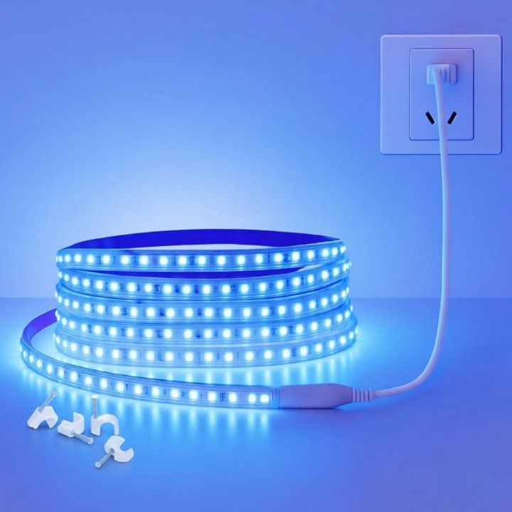 doji 240 LEDs 2 m Blue Steady Strip Rice Lights-picture-20