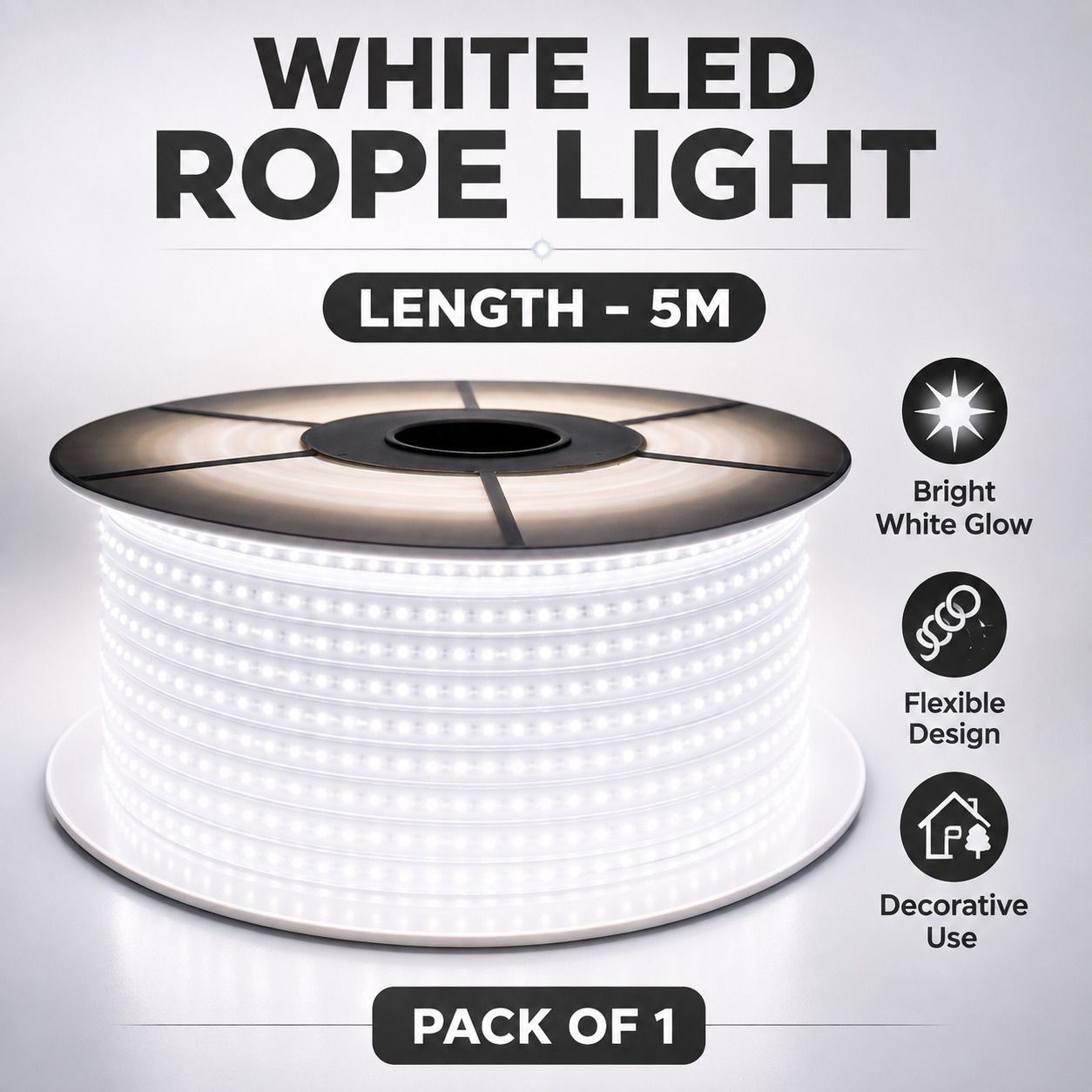 spark world 1200 LEDs 5 m White Steady Strip Rice Lights-picture-28