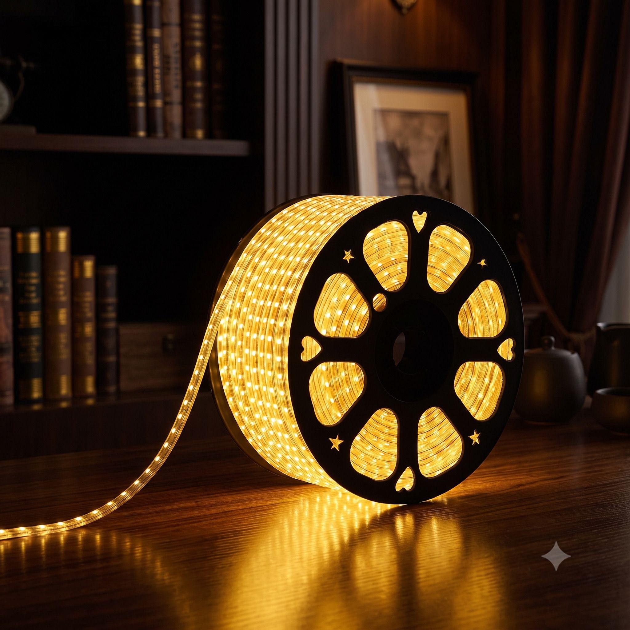 lumionex 1200 LEDs 10 m Gold Steady Strip Rice Lights-picture-19
