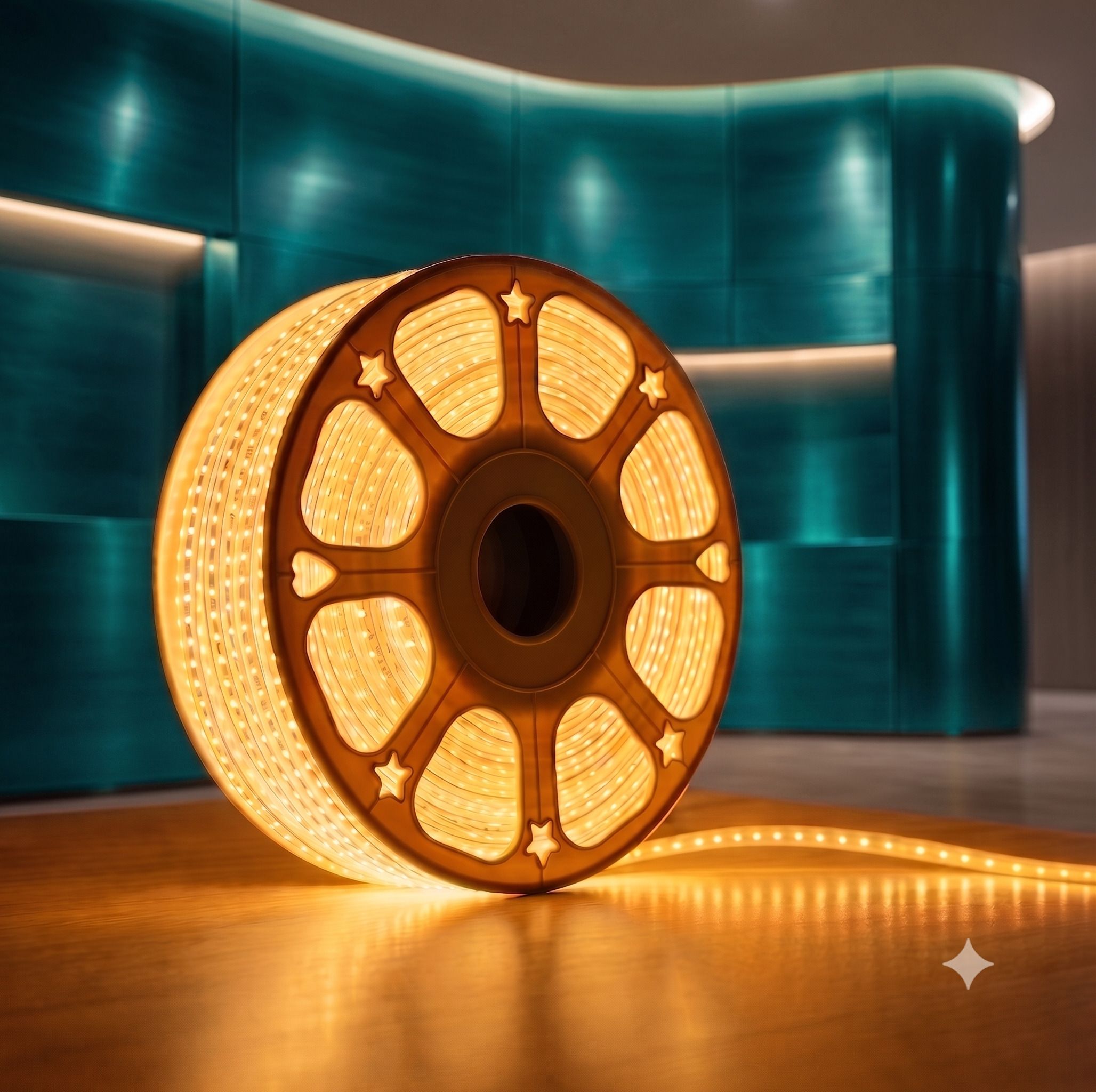 aurix 360 LEDs 5 m Yellow Steady Strip Rice Lights-picture-28