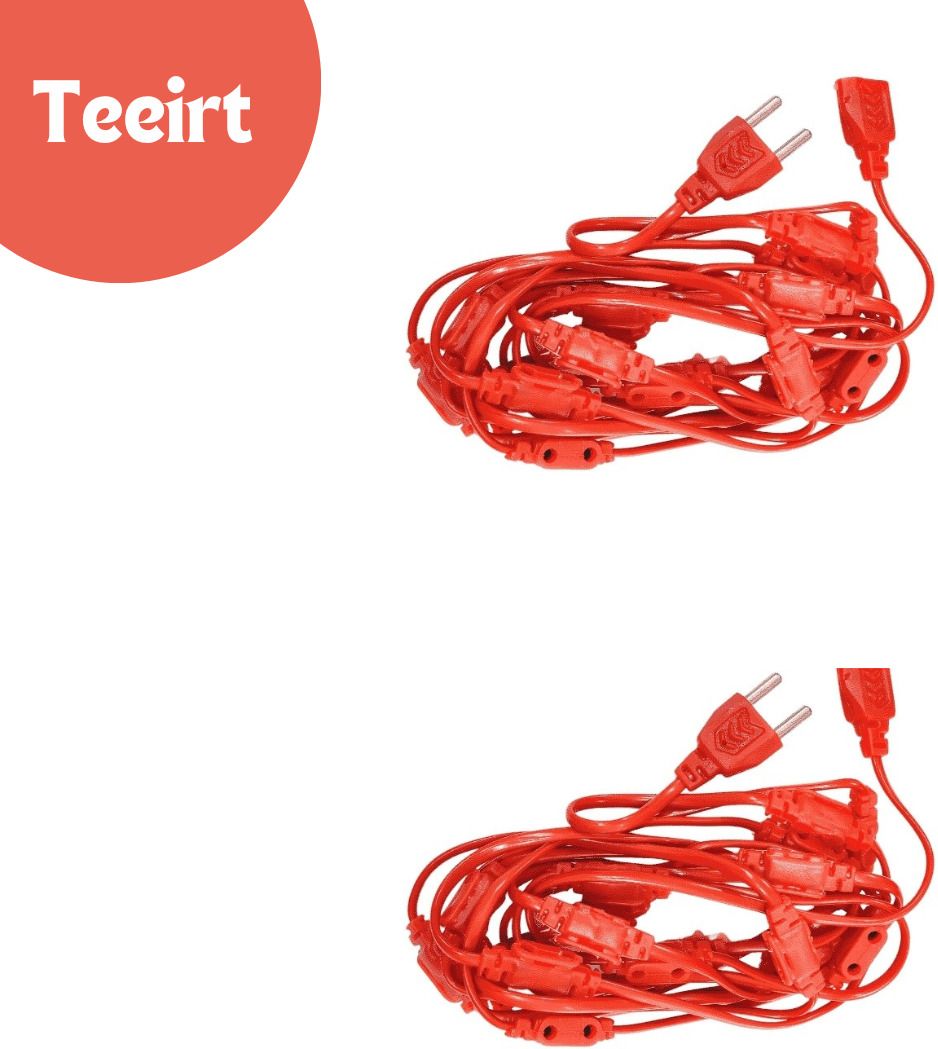 10 LEDs 2.5 m Red Steady String Rice Lights-image-14