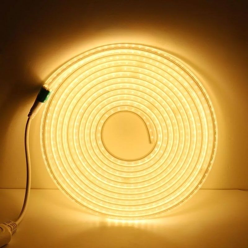 decent air system 600 LEDs 5 m Yellow Steady Strip Rice Lights-picture-28