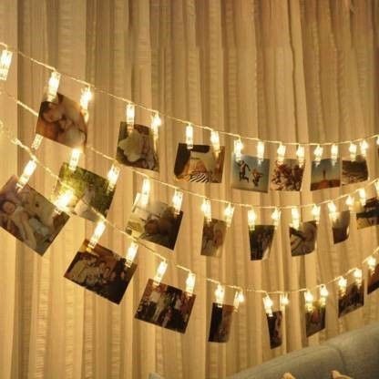 10 LEDs 5 m Yellow Steady Clip Rice Lights-image-12