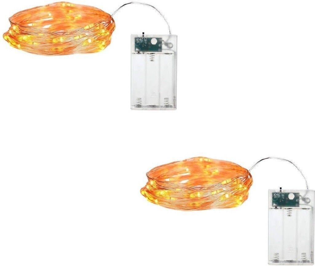20 LEDs 2.03 m Yellow Steady String Rice Lights-image-21