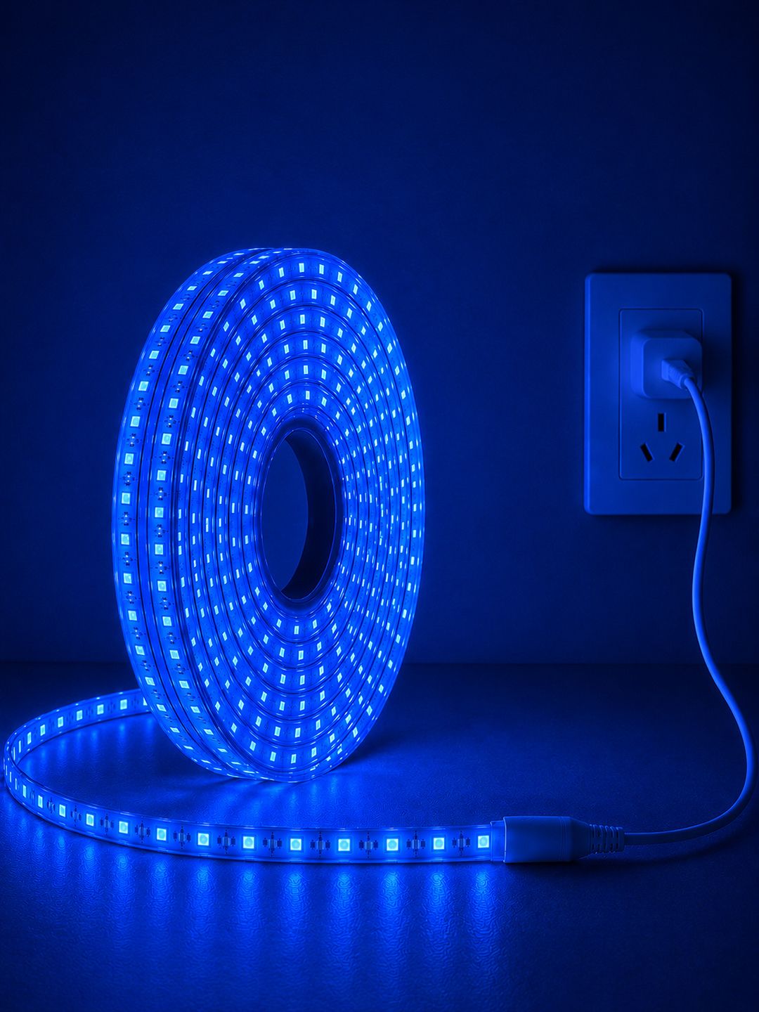 900 LEDs 15 m Blue Steady Strip Rice Lights-image-20