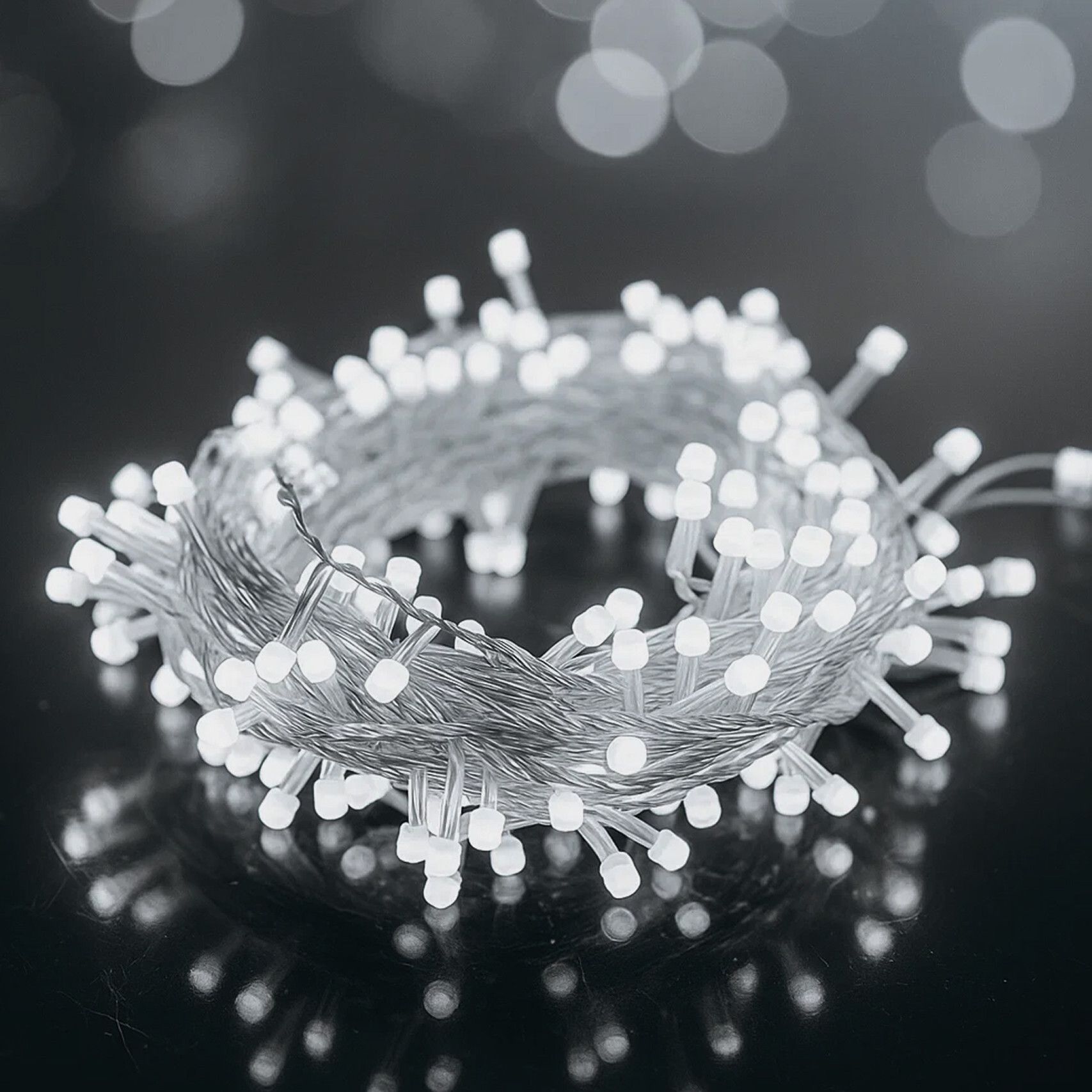36 LEDs 10.5 m White Steady String Rice Lights-image-23