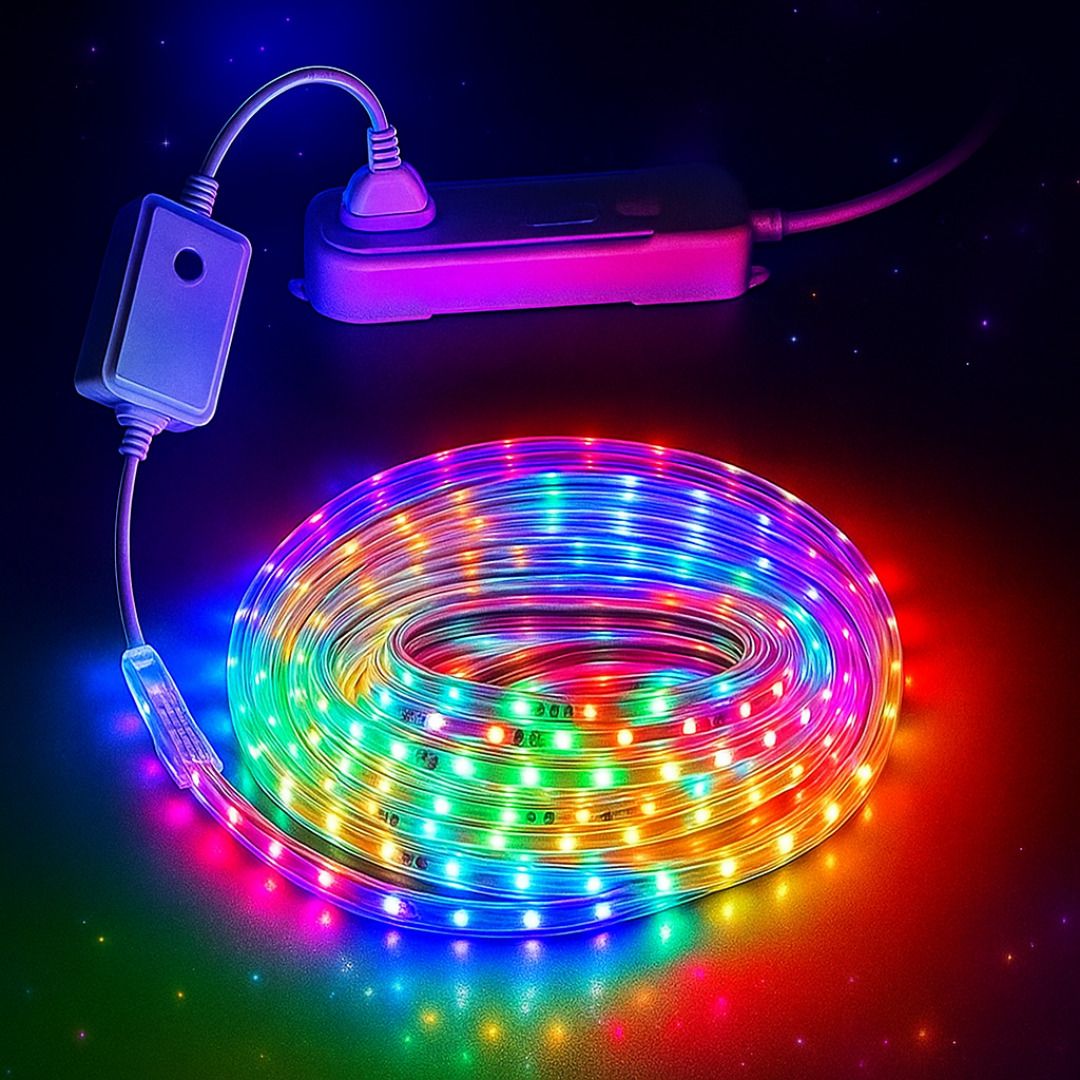 longitude 1200 LEDs 10 m Multicolor Steady Strip Rice Lights-picture-18