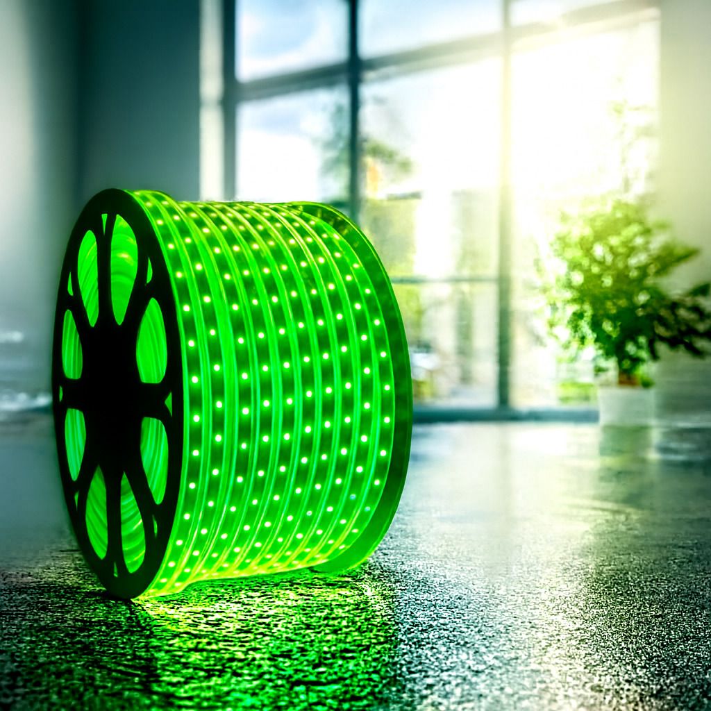 kavyashine 480 LEDs 4 m Green Steady Strip Rice Lights-picture-52
