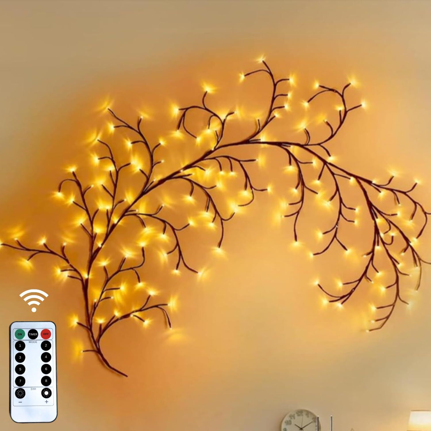 bbbikini 144 LEDs 1.8 m Multicolor Steady Bell Rice Lights-picture-33