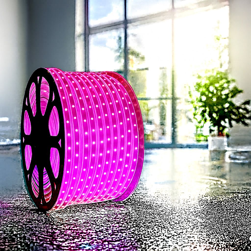 480 LEDs 4 m Pink Steady Strip Rice Lights-image-35