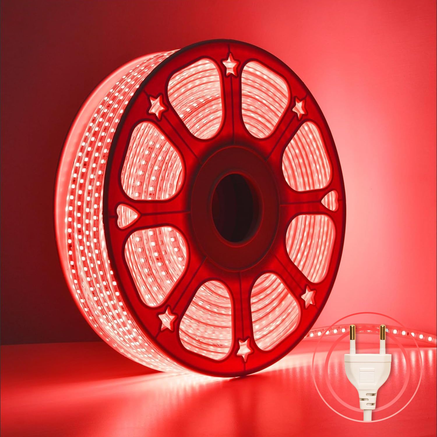 mprow 1200 LEDs 10 m Red Steady String Rice Lights-picture-11