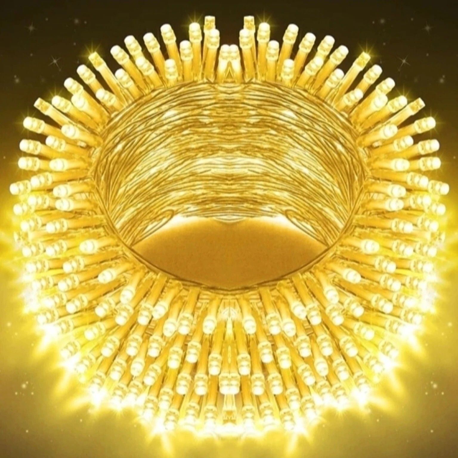 42 LEDs 13 m Yellow Steady Bulb Rice Lights-image-43