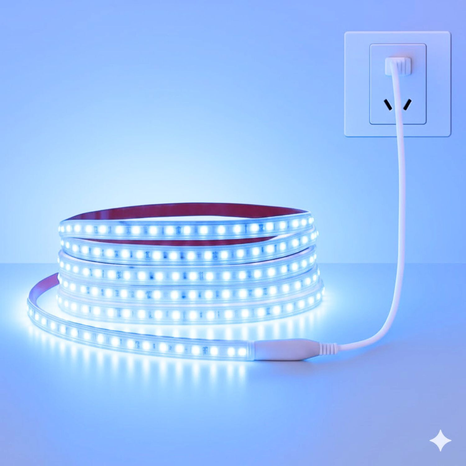 1300 LEDs 10 m Transparent Steady Strip Rice Lights-image-34