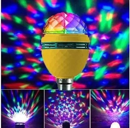 Diwali Colorful Magic DJ Laser Light Lighting Disco Party Bulb 360 Rotate Single Disco Ball-image-39