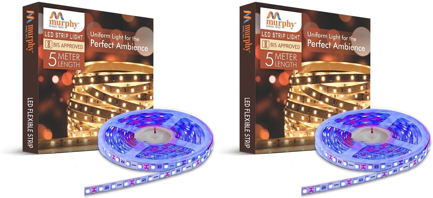 murphy 300 LEDs 5 m Blue Steady Strip Rice Lights-picture-25