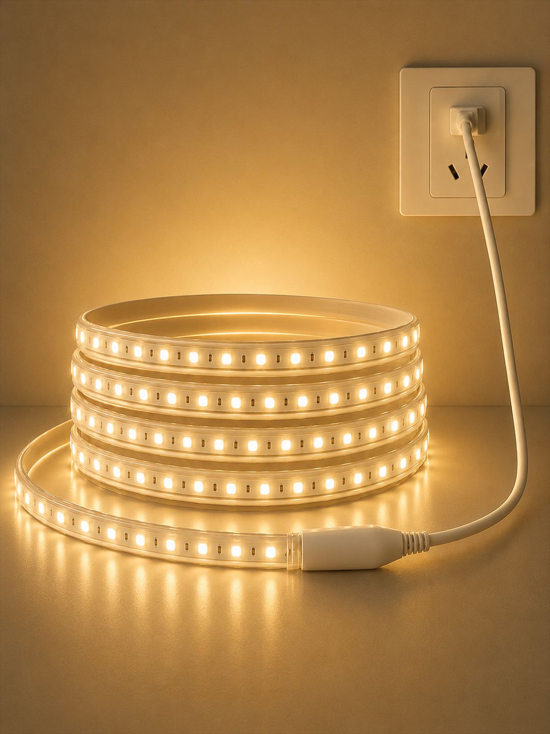 rayvix 1200 LEDs 20 m Beige Steady Strip Rice Lights-picture-10