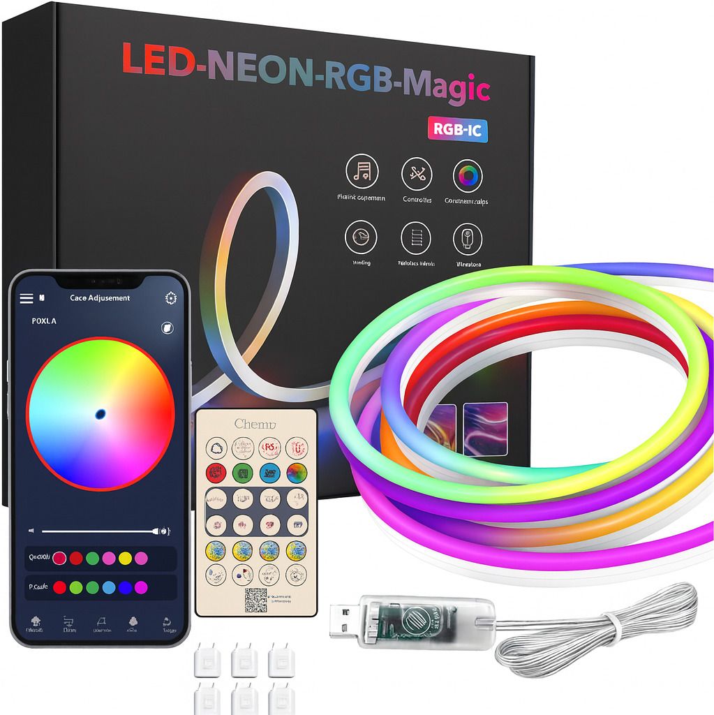 50 LEDs 5 m Multicolor Steady, Flickering, Color Changing Strip Rice Lights-image-1