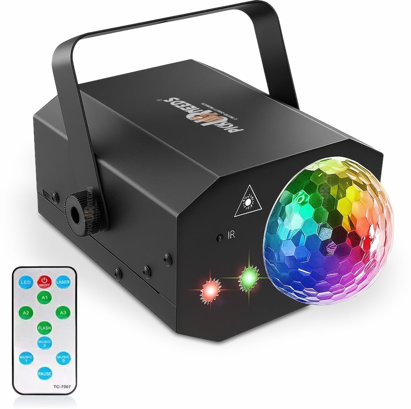 LED TIMES Party DJ Disco Light with Remote– Sound Activated RGB LED Strobe Laser Projector-picture-16
