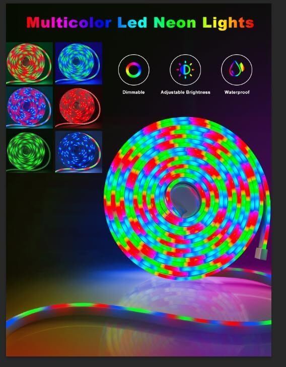 ASTOUND Smart RGB Neon Strip Lights 5 Meter for Home & Office Light Strip-image-1