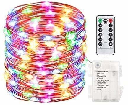 xergy 100 LEDs 10 m Multicolor Steady String Rice Lights-picture-25