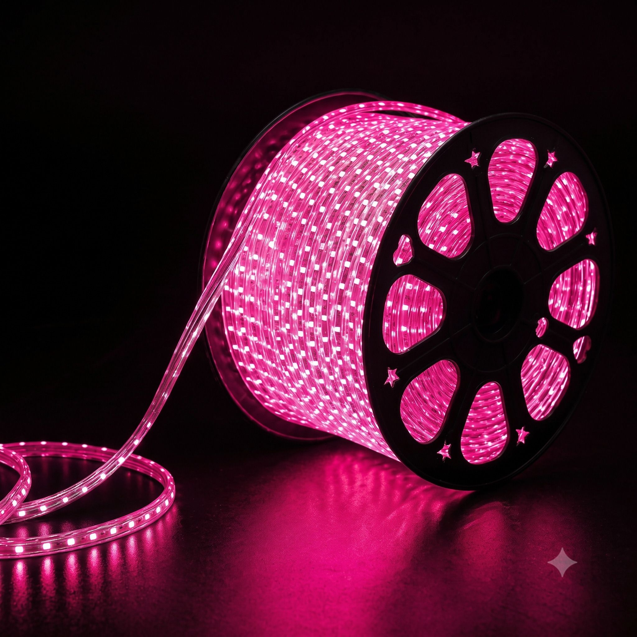 1200 LEDs 10.16 m Pink Steady Strip Rice Lights-image-28