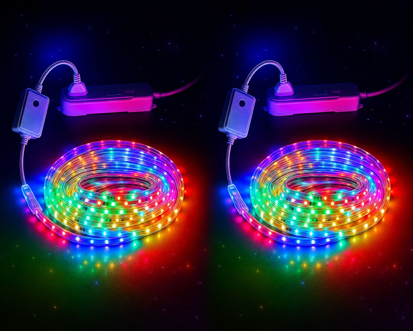1200 LEDs 10 m Multicolor Steady Strip Rice Lights-image-16