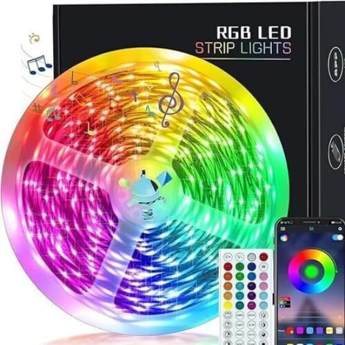 66 LEDs 10 m Multicolor Color Changing Strip Rice Lights-image-36