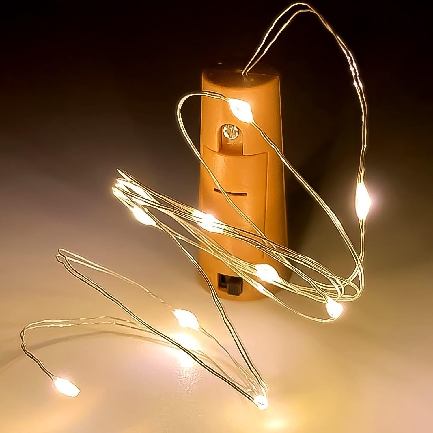 20 LEDs 2.03 m White Steady String Rice Lights-image-6