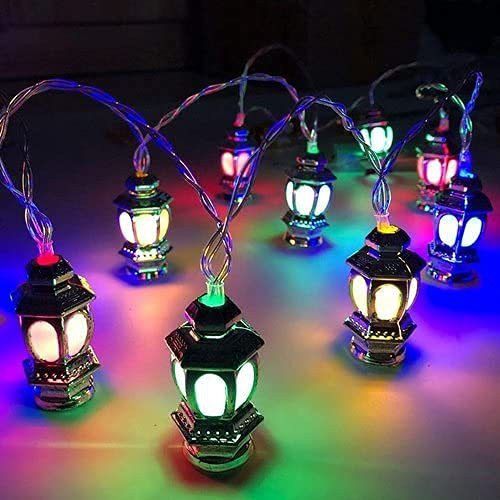 14 LEDs 4 m Silver Steady Lantern Rice Lights-image-8
