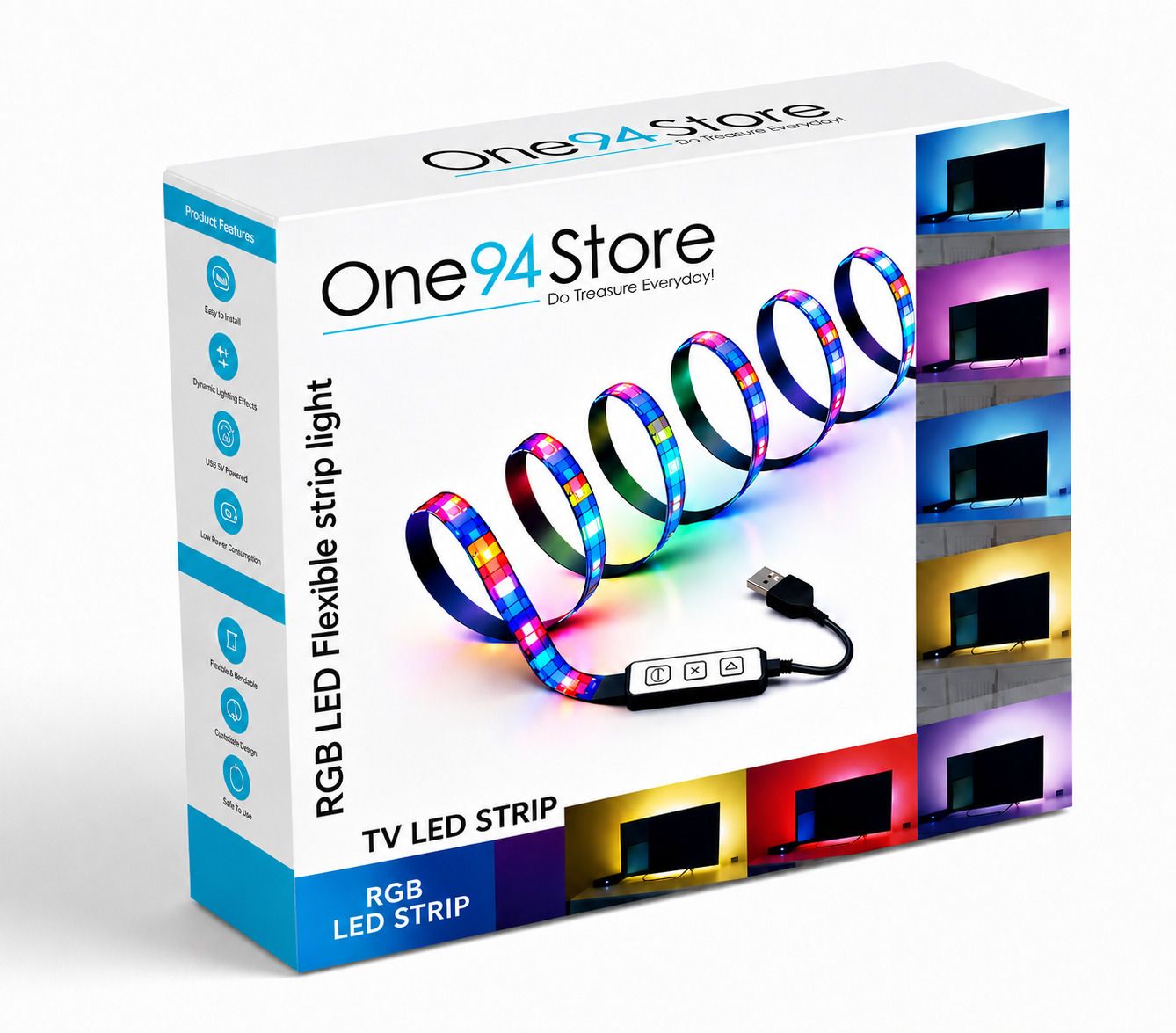 180 LEDs 2 m Multicolor Color Changing Strip Rice Lights-image-36