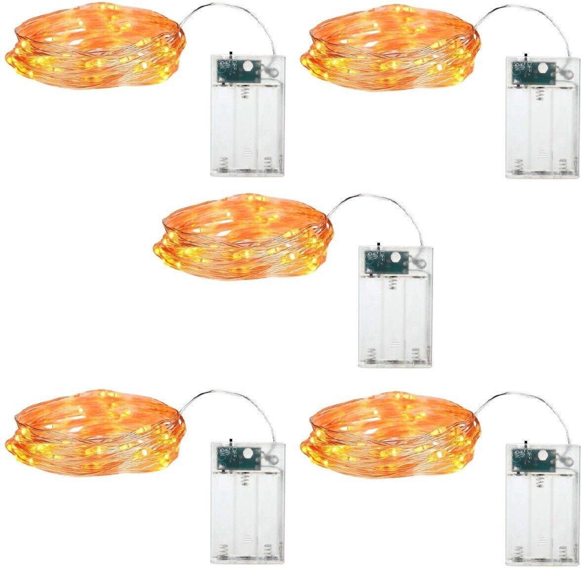 20 LEDs 2.03 m Yellow Steady String Rice Lights-image-15