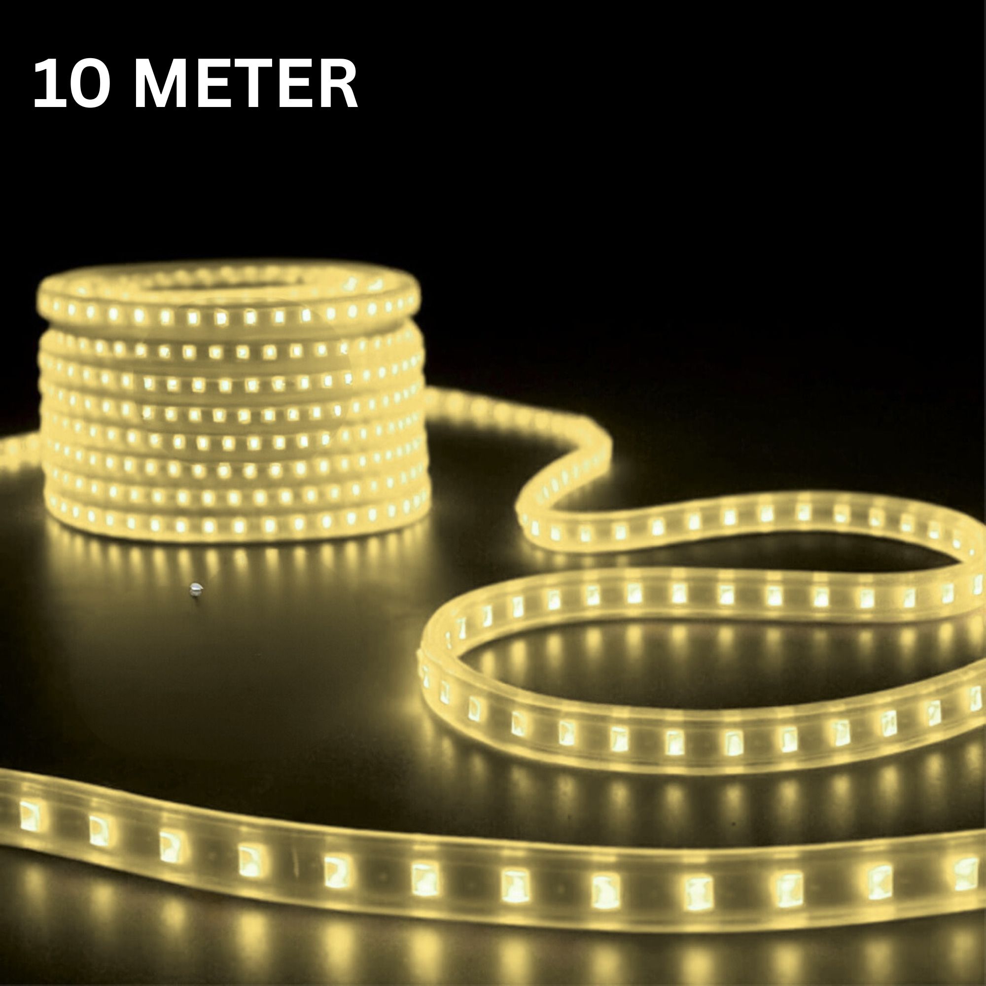 primescore 1080 LEDs 10 m Yellow, White Steady Strip Rice Lights-picture-16