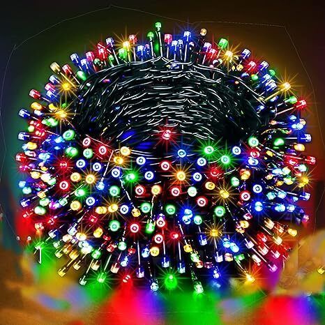40 LEDs 11 m Multicolor Steady Bulb Rice Lights