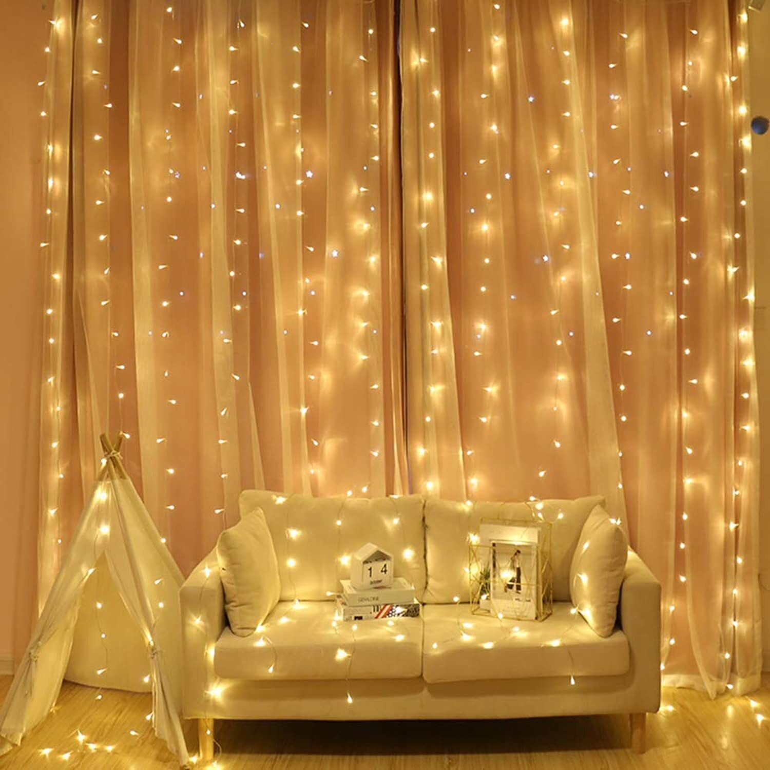 40 LEDs 15 m Yellow Steady String Rice Lights-image-44
