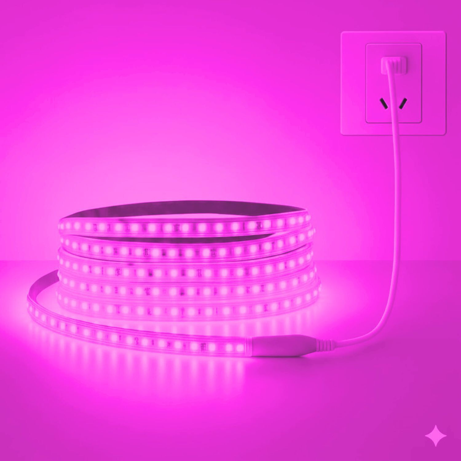 volt vision 1300 LEDs 10 m Pink Steady Strip Rice Lights-picture-18