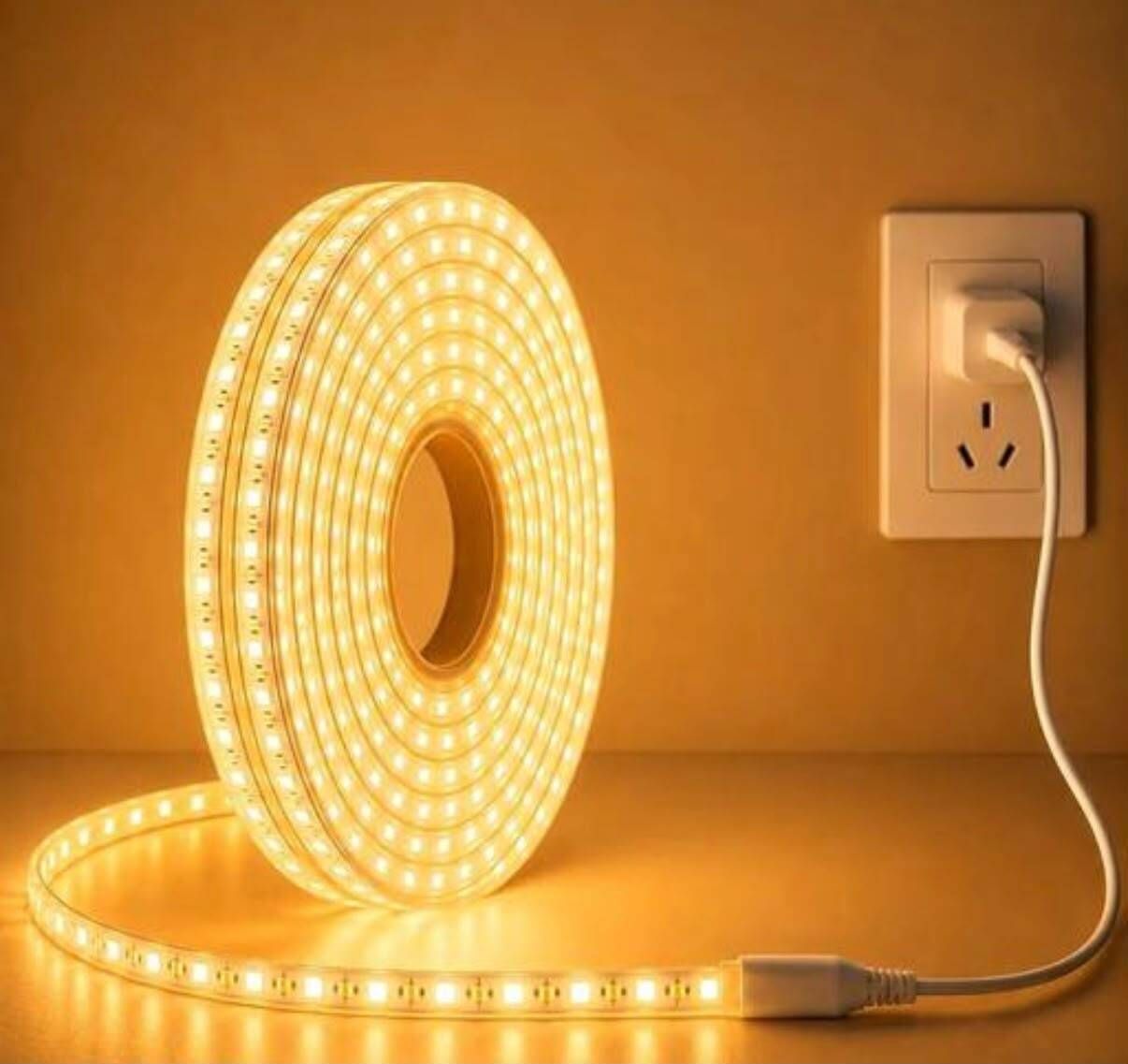 48 LEDs 6 m Yellow Steady String Rice Lights-image-31