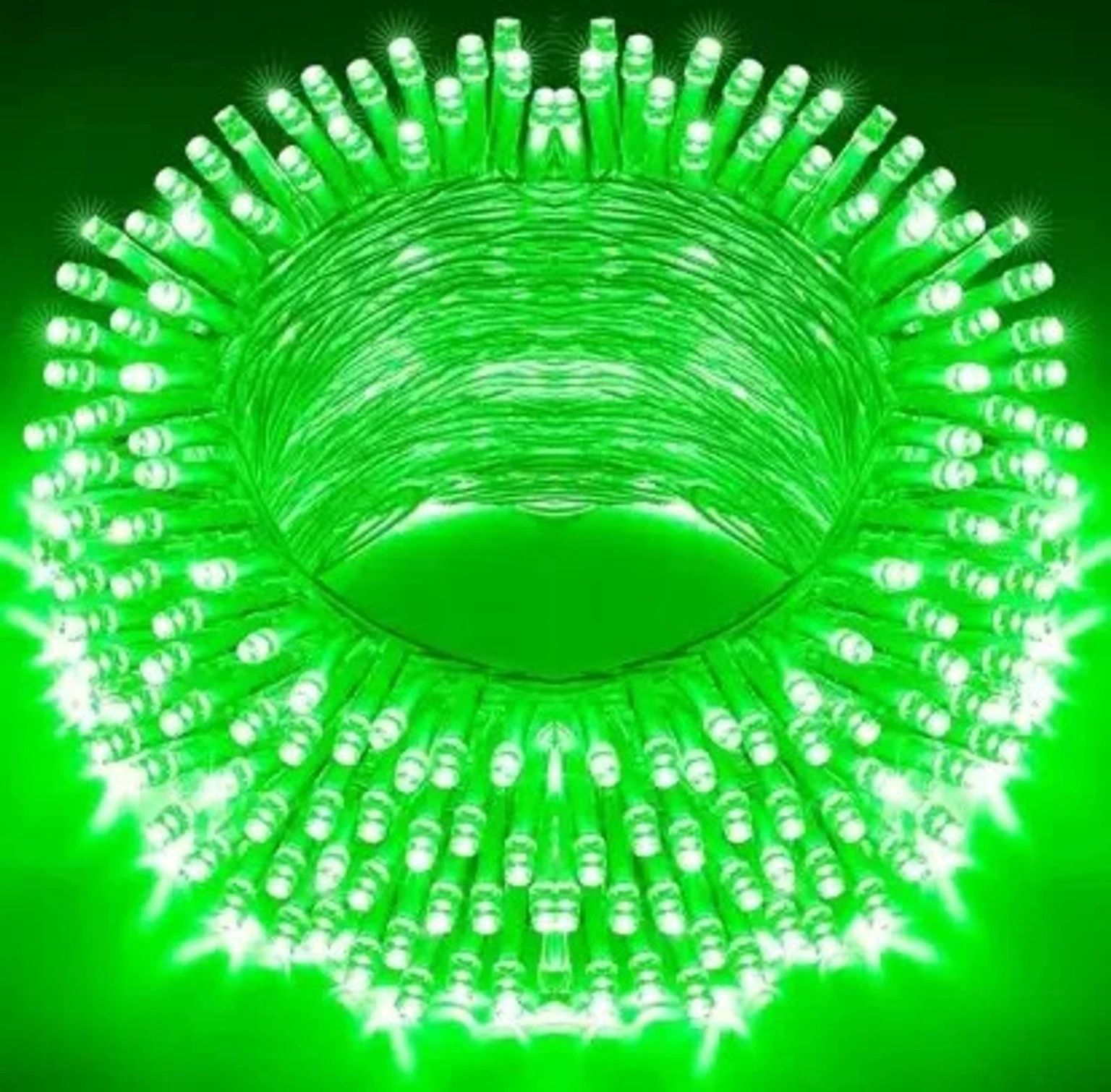 44 LEDs 12 m Green Steady Bulb Rice Lights-image-45