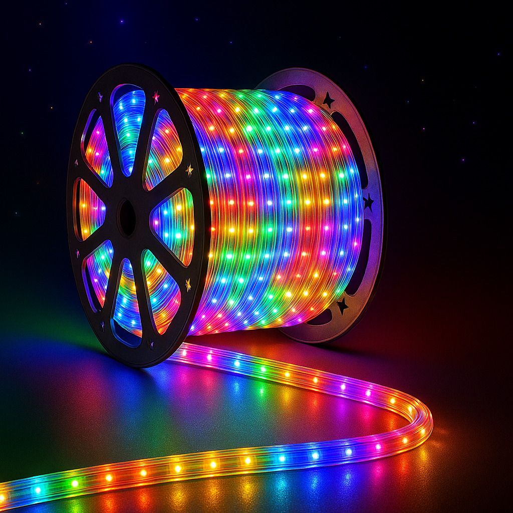 1200 LEDs 10 m Multicolor Steady Strip Rice Lights-image-15