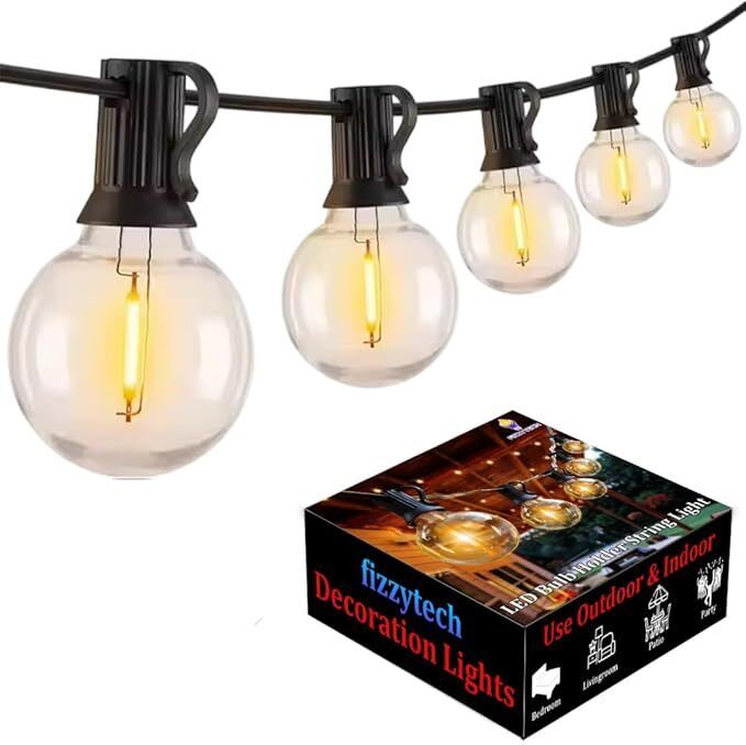 118 LEDs 10 m Yellow Flickering Bulb Rice Lights-image-36