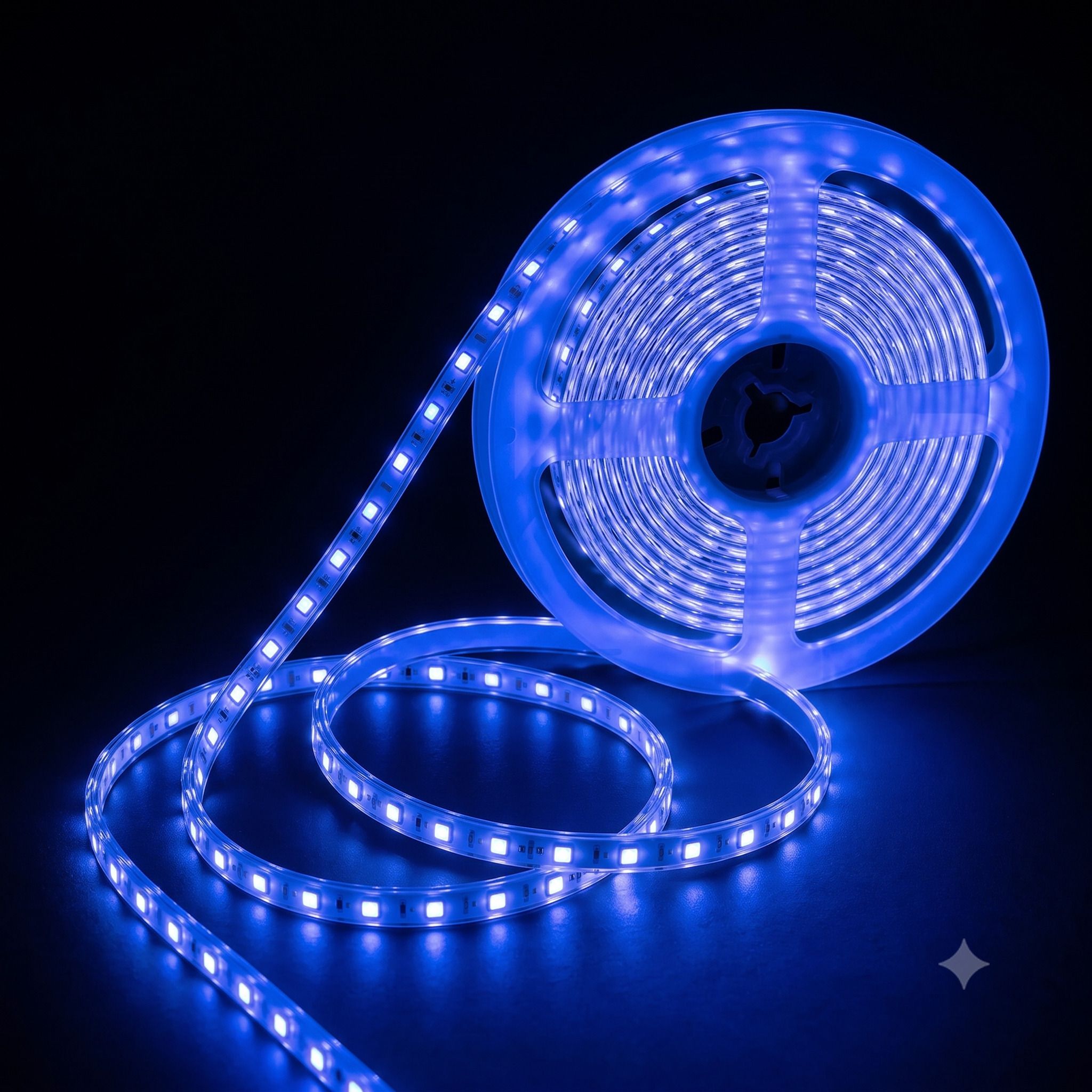 1200 LEDs 10 m Blue Steady Strip Rice Lights-image-19