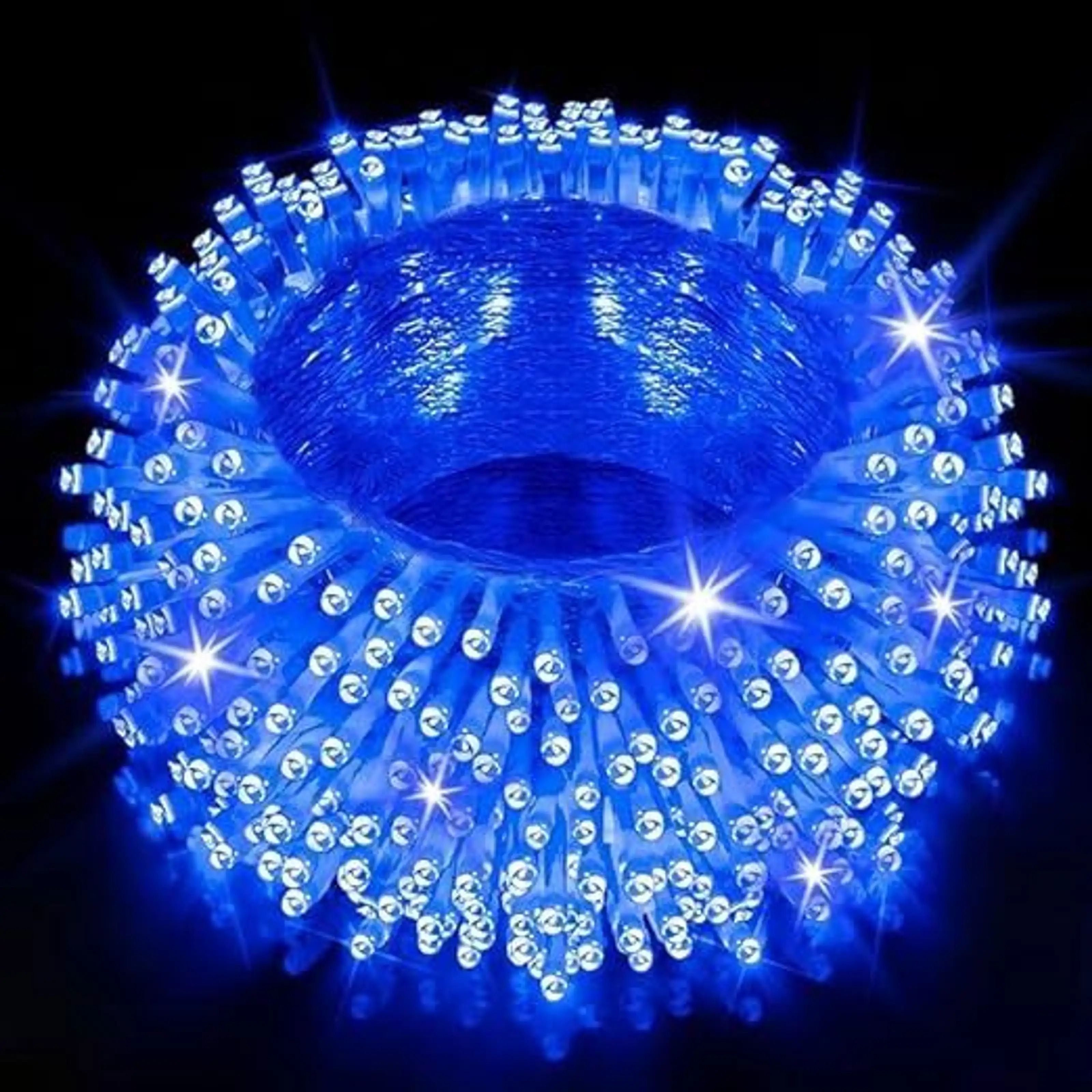 sidhguru 60 LEDs 20 m Blue Steady String Rice Lights-picture-9