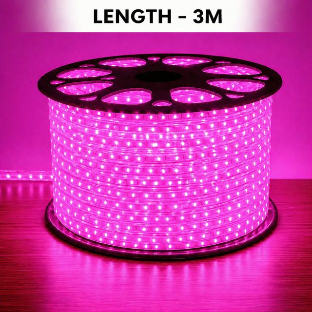 1200 LEDs 3 m Pink Steady Strip Rice Lights-image-43