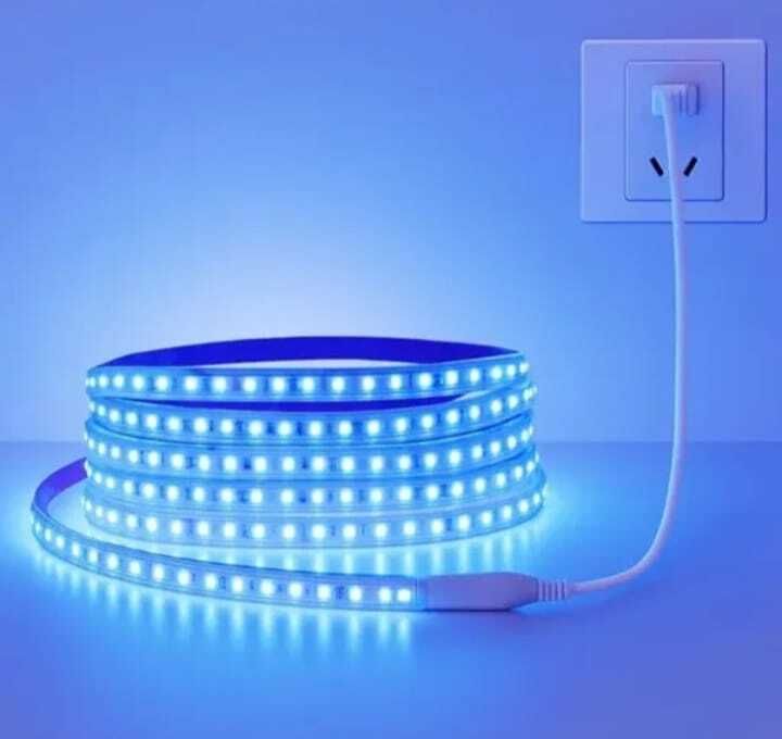 120 LEDs 8 m Blue Flickering Ball Rice Lights-image-2