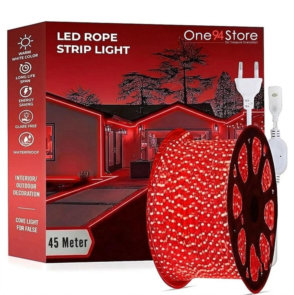 1200 LEDs 10 m Red Steady Strip Rice Lights-image-30