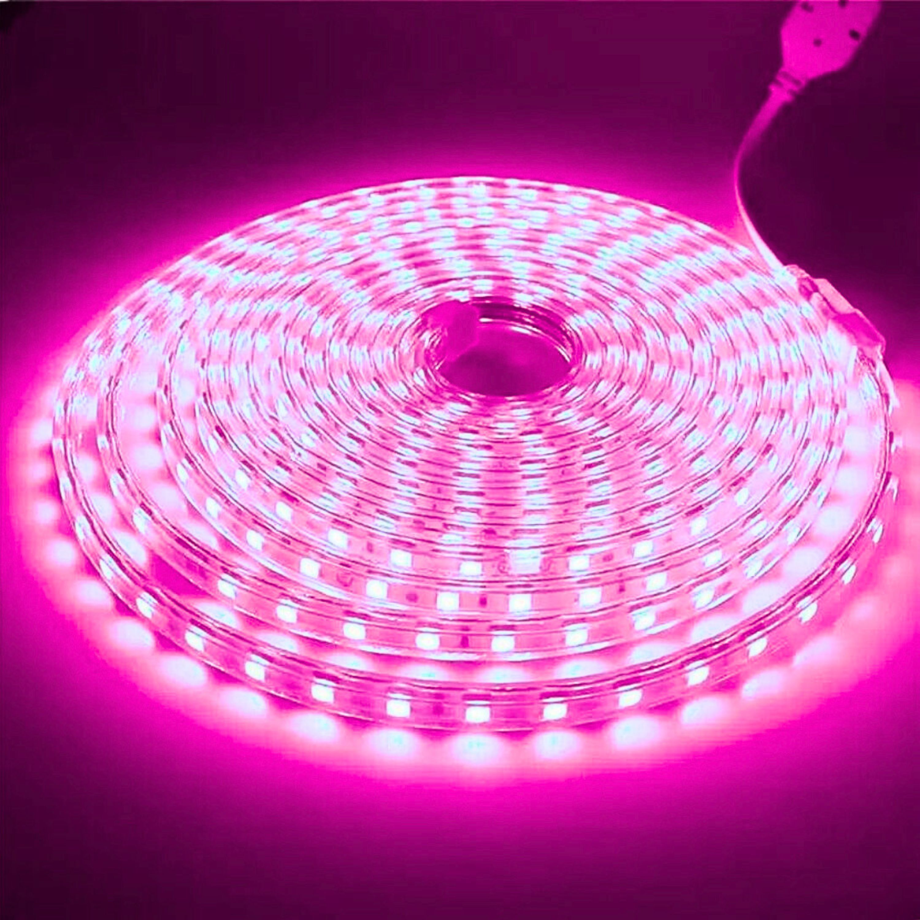 1200 LEDs 5 m Pink Steady Strip Rice Lights