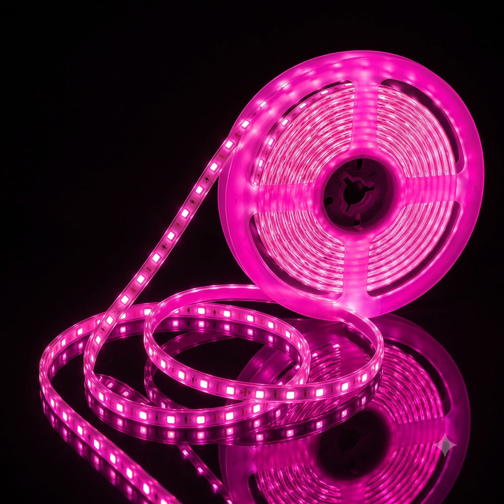 1250 LEDs 10 m Pink Steady Strip Rice Lights-image-16