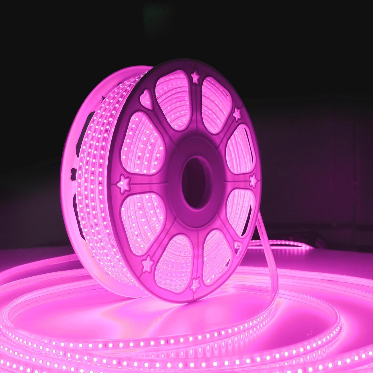 5200 LEDs 35 m Pink Steady String Rice Lights-image-35