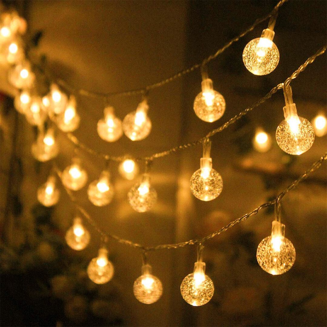 fizzytech 15 LEDs 3 m Yellow Flickering Ball Rice Lights-picture-17